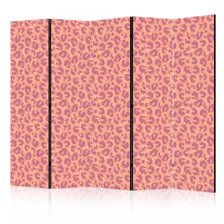 Manchas de leopardo - padrão abstrato em tons de rosa e roxo