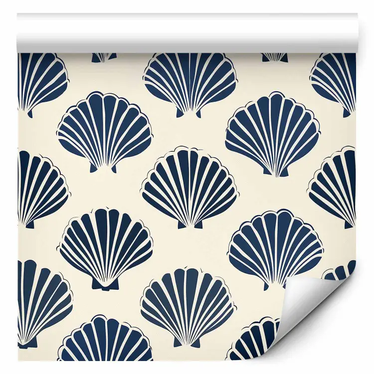Conchas decorativas - padrão repetitivo em estilo art déco