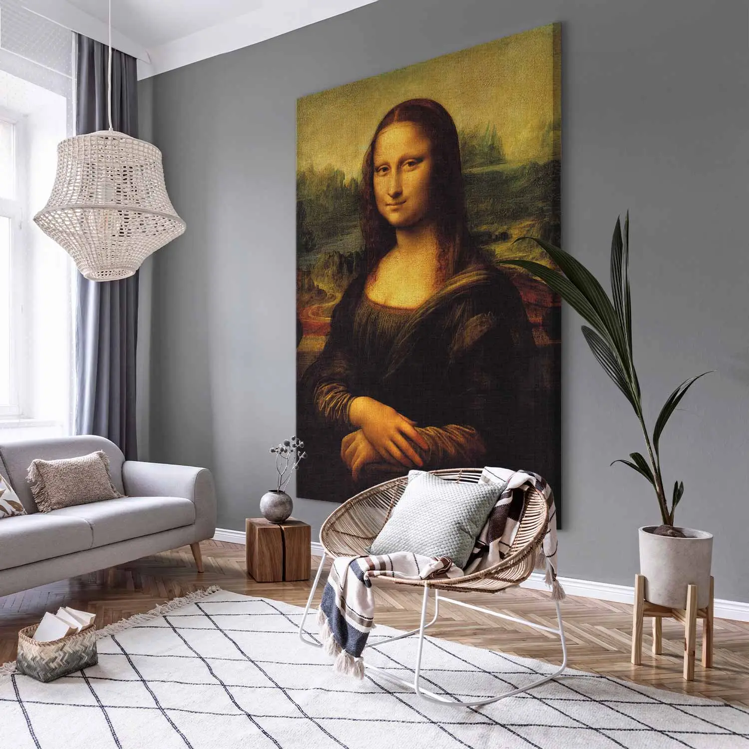 Tela grande Leonardo da Vinci - Mona Lisa - Quadros grandes XXL