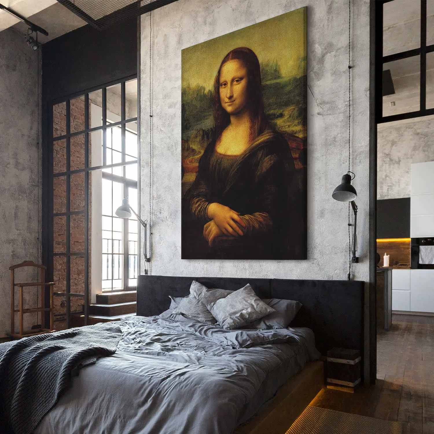 Tela grande Leonardo da Vinci - Mona Lisa - Quadros grandes XXL