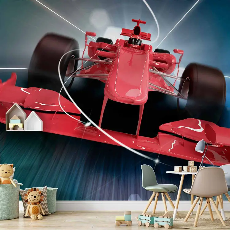 Corridas de Carros - carro vermelho de fórmula 1 para adolescentes