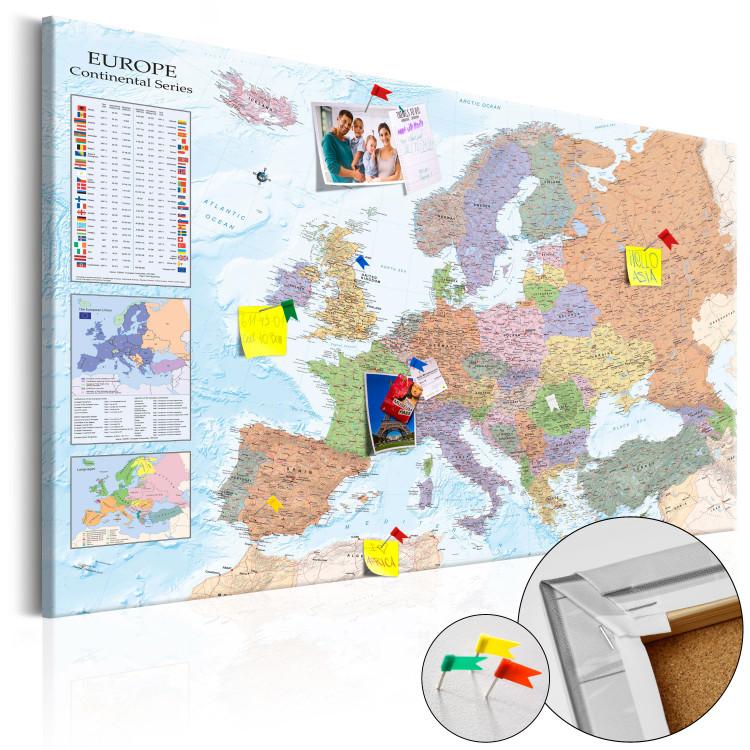 Placar de cortiça World Maps: Europe [Cork Map]