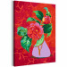 Desenho para pintar com números Bouquet in a Purple Vase 136500 additionalThumb 6