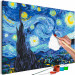 Desenho para pintar com números Van Gogh's Starry Night 132410 additionalThumb 7