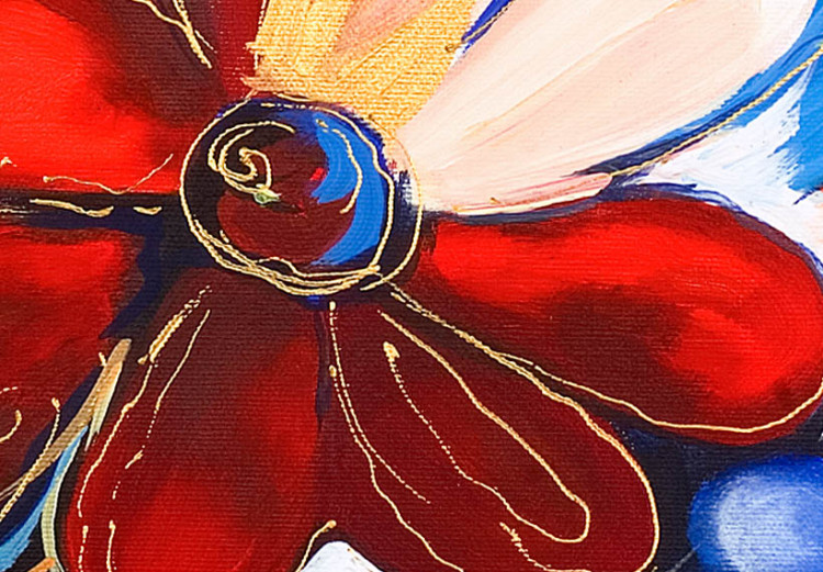 Pintura Flores coloridas (1 parte) - um campo fantasioso com cores suculentas 48620 additionalImage 4