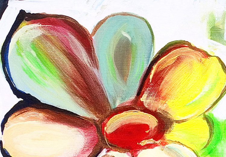 Pintura Flores coloridas (1 parte) - um campo fantasioso com cores suculentas 48620 additionalImage 3