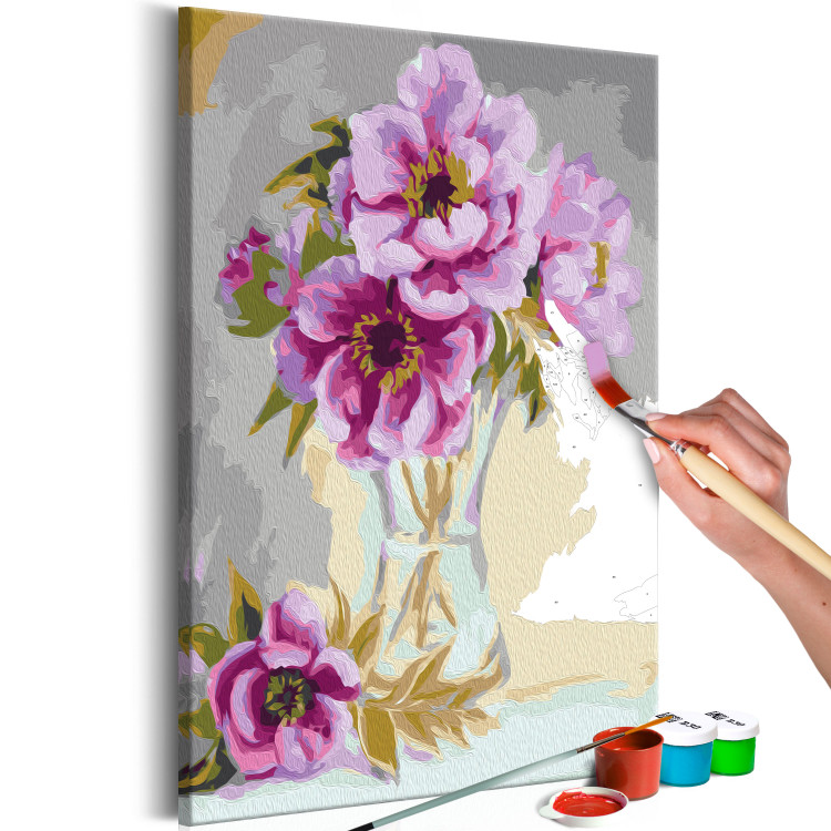 Desenho para pintar com números Flowers In A Vase 107130 additionalImage 3