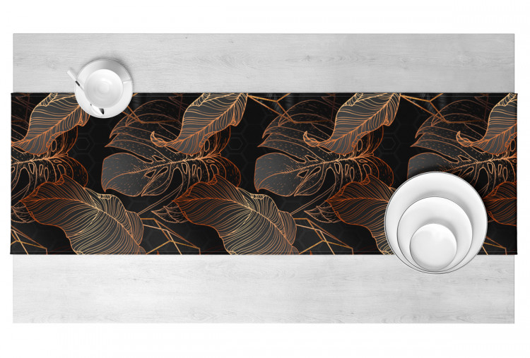 Corre-mesa Abstract leaves - an intriguing composition with a geometric motif 147330 additionalImage 2