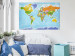 Placar decorativo World Map: Countries Flags [Cork Map] 95950 additionalThumb 4