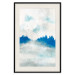 Cartaz Blue Forest - Delicate, Hazy Landscape in Blue Tones 145760 additionalThumb 21