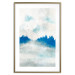 Cartaz Blue Forest - Delicate, Hazy Landscape in Blue Tones 145760 additionalThumb 24
