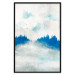 Cartaz Blue Forest - Delicate, Hazy Landscape in Blue Tones 145760 additionalThumb 16
