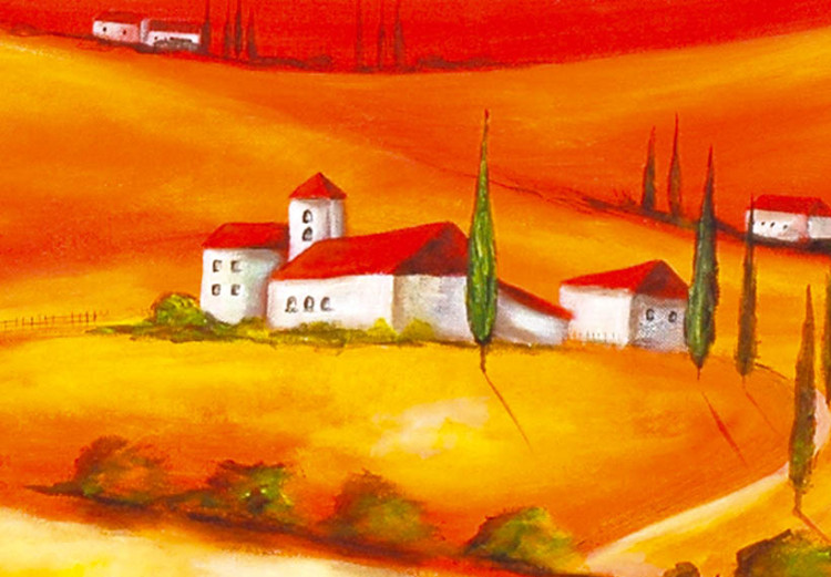 Pintura Campos da Toscana (1 parte) - paisagem com colinas e arquitetura italiana 47580 additionalImage 2