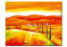 Pintura Campos da Toscana (1 parte) - paisagem com colinas e arquitetura italiana 47580