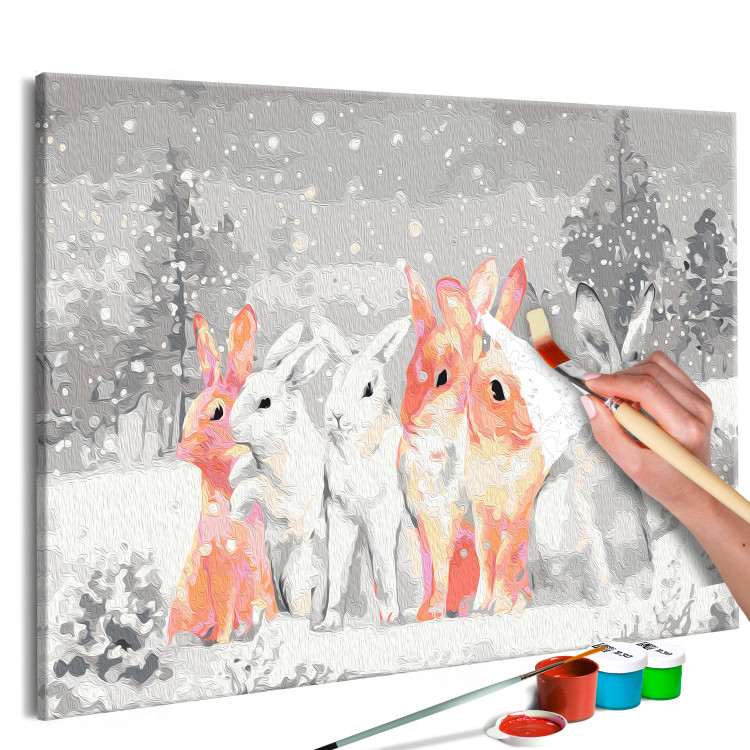 Desenho para pintar com números Winter Bunnies 130701 additionalImage 3