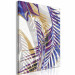 Desenho para pintar com números Windy Morning - Delicate Purple Palm Branches on a Gray Background 146201 additionalThumb 5