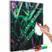 Desenho para pintar com números Lush Nature - Long Blades of Green and Purple Grass 146211 additionalThumb 7