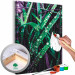Desenho para pintar com números Lush Nature - Long Blades of Green and Purple Grass 146211