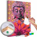 Desenho para pintar com números Friendly Buddha 135621