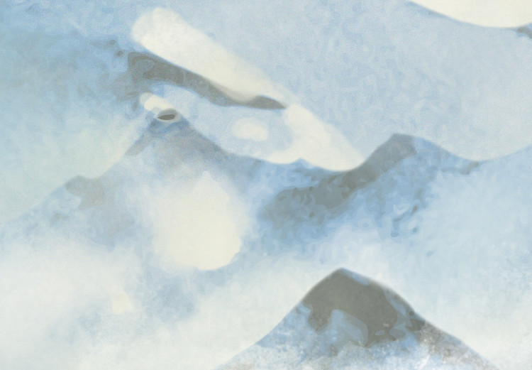 Fotomural Inverno nas montanhas - paisagem de picos cobertos de neve e nevoeiro 138831 additionalImage 3