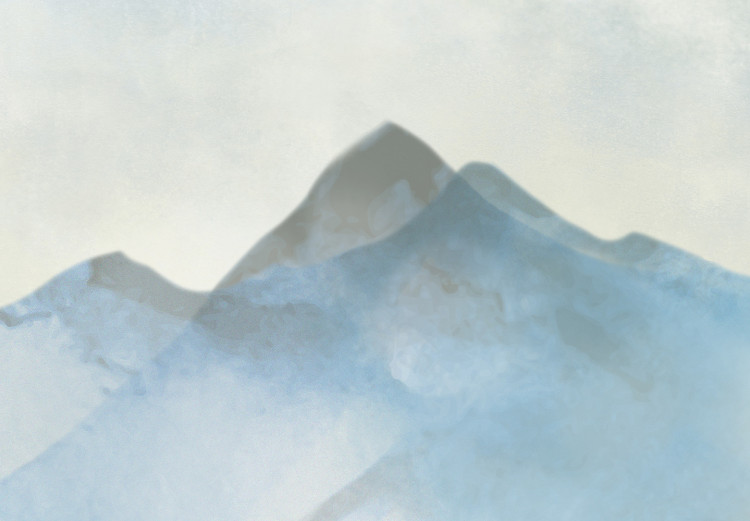 Fotomural Inverno nas montanhas - paisagem de picos cobertos de neve e nevoeiro 138831 additionalImage 4