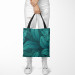 Saco Leafy thickets - a graphic floral pattern in shades of sea green 147561 additionalThumb 2