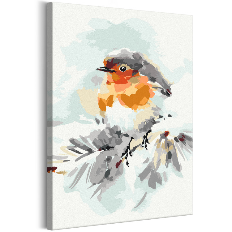 Desenho para pintar com números Bird on the Christmas Tree 130771 additionalImage 4