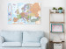 Placar decorativo World Maps: Europe II [Cork Map] 97402 additionalThumb 3