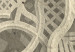 Mural Canção de Delicadeza - ornamentos em bege no estilo de mandala em fundo cinza 94932 additionalThumb 3
