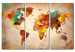 Placar decorativo Painted World [Cork Map] 92142 additionalThumb 2