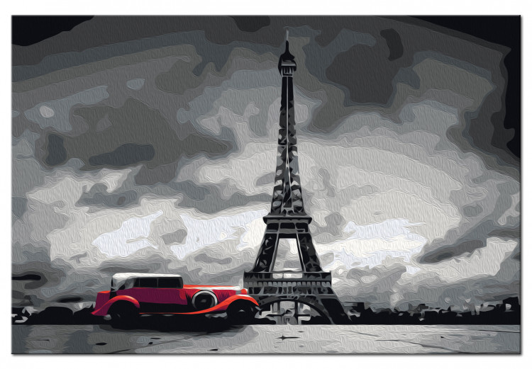 Desenho para pintar com números Paris (Red Limousine) 107152 additionalImage 6