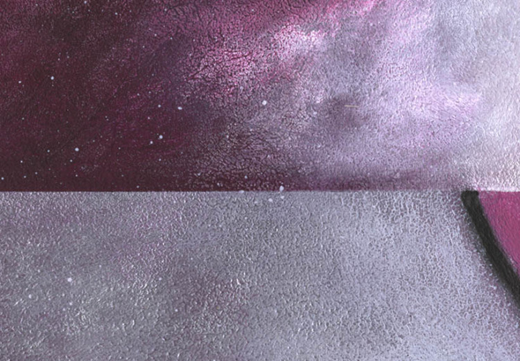Pintura Abstração Violeta (5 peças) - composição com padrões e desenhos 47052 additionalImage 4