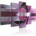Pintura Abstração Violeta (5 peças) - composição com padrões e desenhos 47052 additionalThumb 2