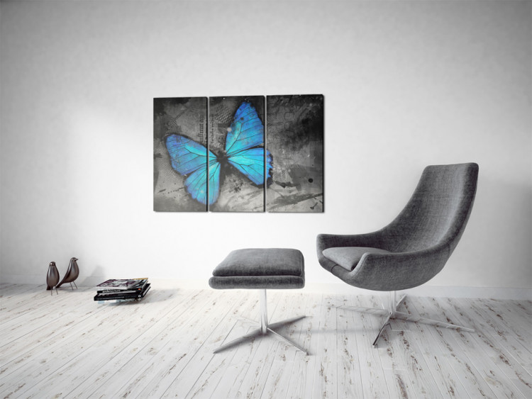 Quadro pintado The study of butterfly - triptych 50362 additionalImage 3