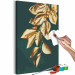 Desenho para pintar com números Golden Leaves  138672 additionalThumb 4