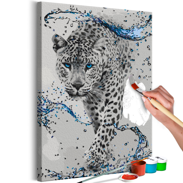 Desenho para pintar com números Blue Breeze and Leopard 142572 additionalImage 4