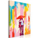 Desenho para pintar com números Romantic Walk - Couple in Love in Colorful Rain 149772 additionalThumb 3
