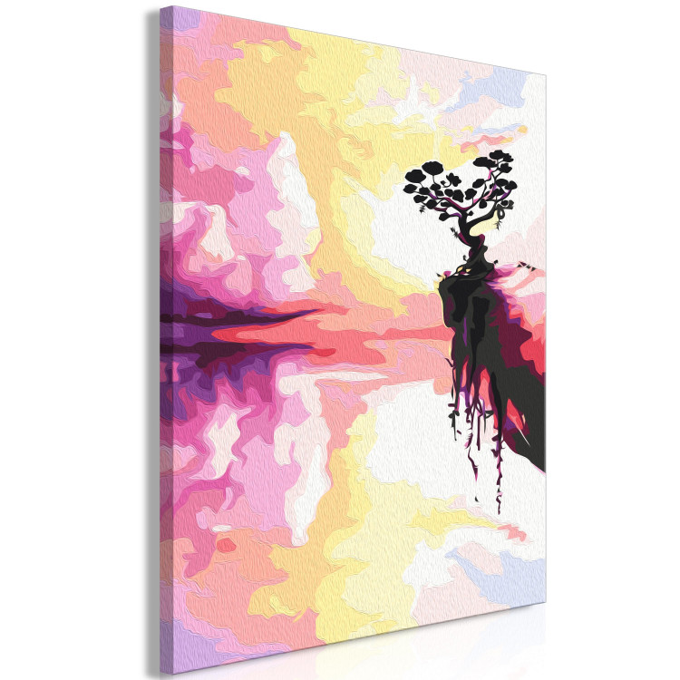 Desenho para pintar com números Magical Sunset - Landscape With a Colorful Sky and a Tree 144082 additionalImage 5