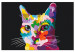 Desenho para pintar com números Colorful Cat - Domestic Pet in Motley Spots 150382 additionalThumb 6