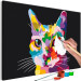 Desenho para pintar com números Colorful Cat - Domestic Pet in Motley Spots 150382 additionalThumb 5