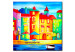 Pintura Cidade do arco-íris  48903