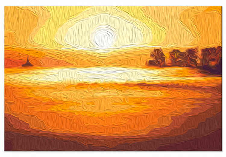 Desenho para pintar com números Honey Fog - Valley Illuminated With Gold at Sunrise 145213 additionalImage 7