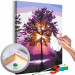 Desenho para pintar com números Magic Tree - Sun Rays and Bright Nature 144623