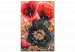 Desenho para pintar com números Blooming Poppies - Three Flowers and Black, Red and Gold Accessories 144143 additionalThumb 3