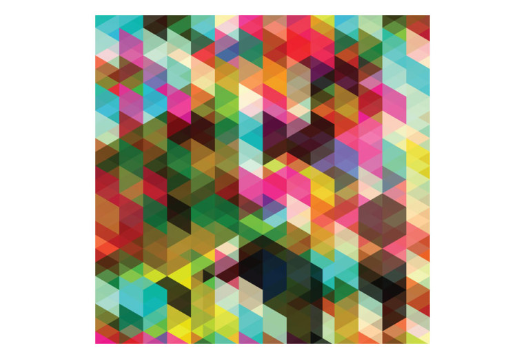 Fotomural Geometria Colorida - fundo com formas geométricas regulares 88943 additionalImage 1