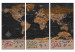 Placar decorativo World: Brown Map II [Cork Map] 98053 additionalThumb 2
