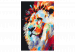 Desenho para pintar com números Portrait of a Colourful Lion 127973 additionalThumb 7