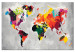 Desenho para pintar com números World Map (Bright Colours) 107483 additionalThumb 6