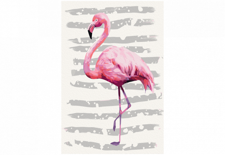 Desenho para pintar com números Beautiful Flamingo 107504 additionalImage 7