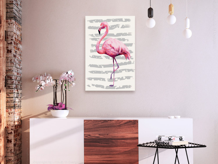 Desenho para pintar com números Beautiful Flamingo 107504 additionalImage 2